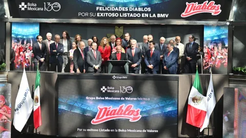 Diablos Rojos del México en la Bolsa Mexicana de Valores