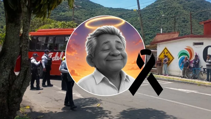 La víctima fue trasladada de emergencia luego de quedar prensada bajo un camión urbano