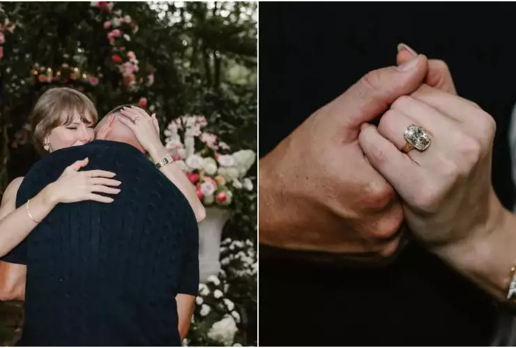 anillo de compromiso de Taylor Swift