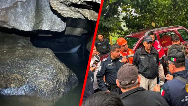 Hombre muere atrapado en una gruta y 3 personas más están desaparecidas: Así fue el rescate de los sobrevivientes en Cuetzalan