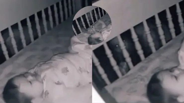 Aterrador video muestra a una bruja asechando a un bebé.jpg