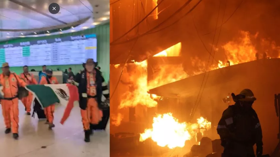 Los Topos Azteca llegan a California para ayudar en los rescates tras devastadores incendios en 2025