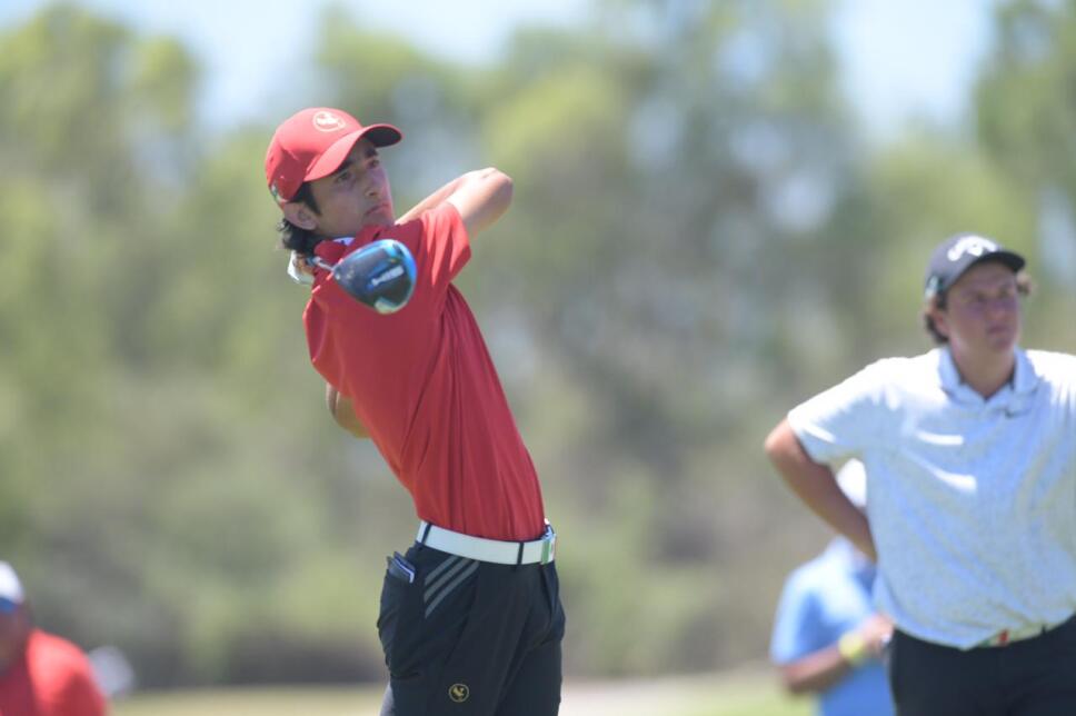 Alejandro Fierro durante el Campeonato Nacional Infantil-Juvenil