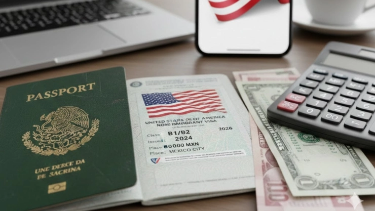 Pasaporte mexicano y la visa americana en 2026