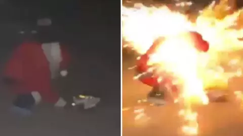 Joven pierde ojo por explosión de un artefacto pirotécnico