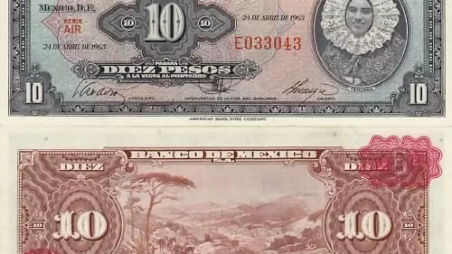 Mujer en billete de 10 pesos: ‘La Tehuana’.