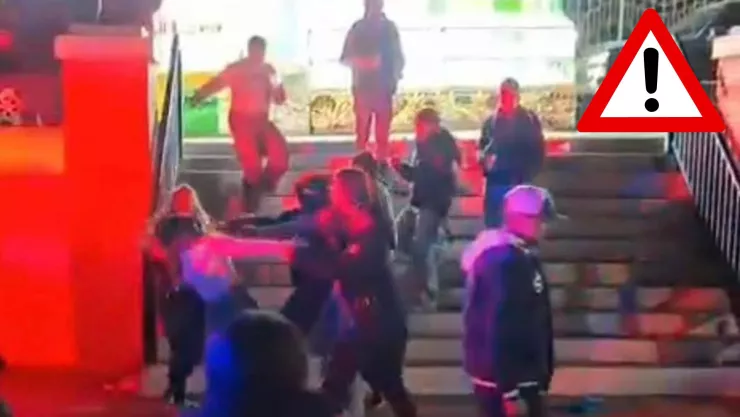 VIDEO IMPACTANTE: Así fue una riña durante una feria en Calvillito, Aguascalientes; no hubo detenidos 