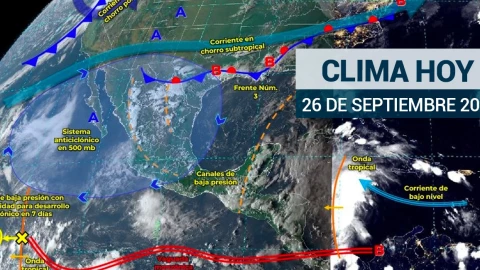 ¡La lluvia, no se va! Así será el clima este lunes 25 de septiembre