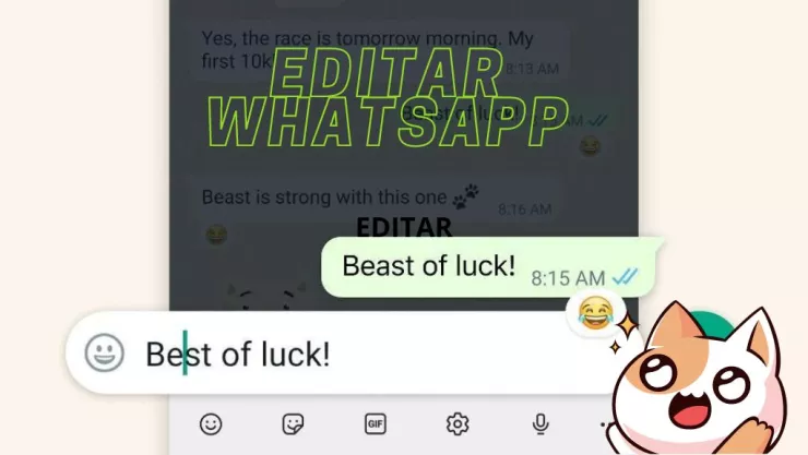 Ya se puede editar mensajes en Whatsapp