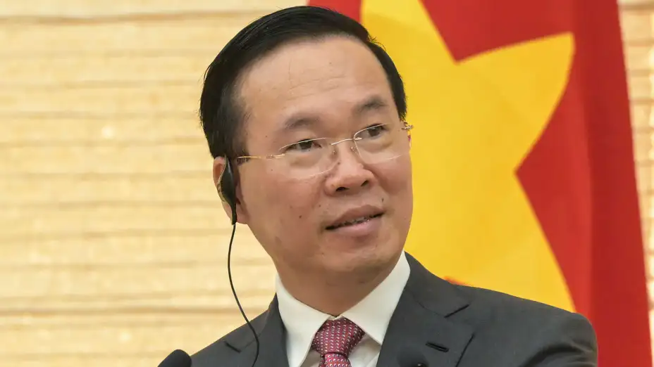 El presidente de Vietnam, Vo Van Thuong.