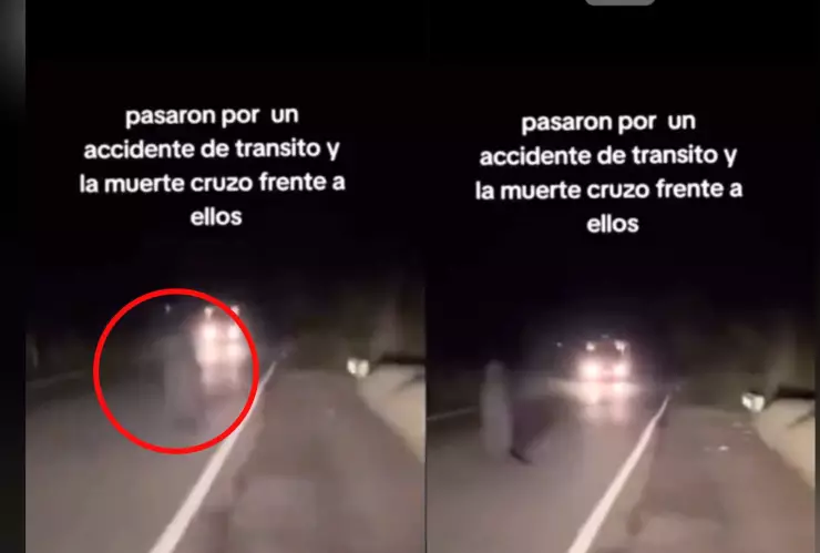 Captan a la muerte caminando en video