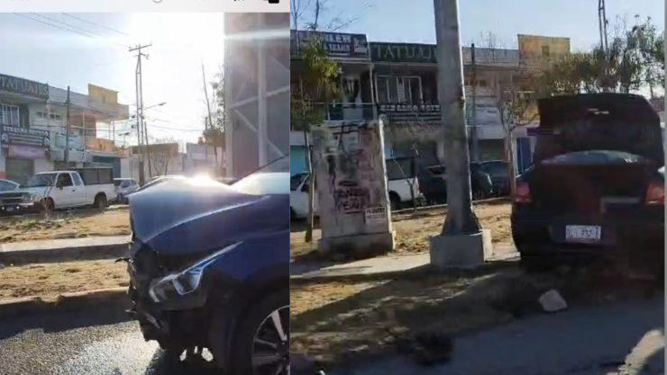 Accidente semaforazo en Paseo Querétaro