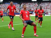 Jude Bellingham festeja su gol en el partido Inglaterra vs Panamá del Mundial 2026.