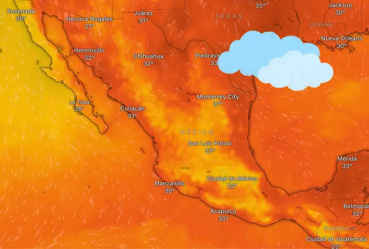 Clima en Aguascalientes ¿Cómo afectará la los próximos días la Onda Tropical 23