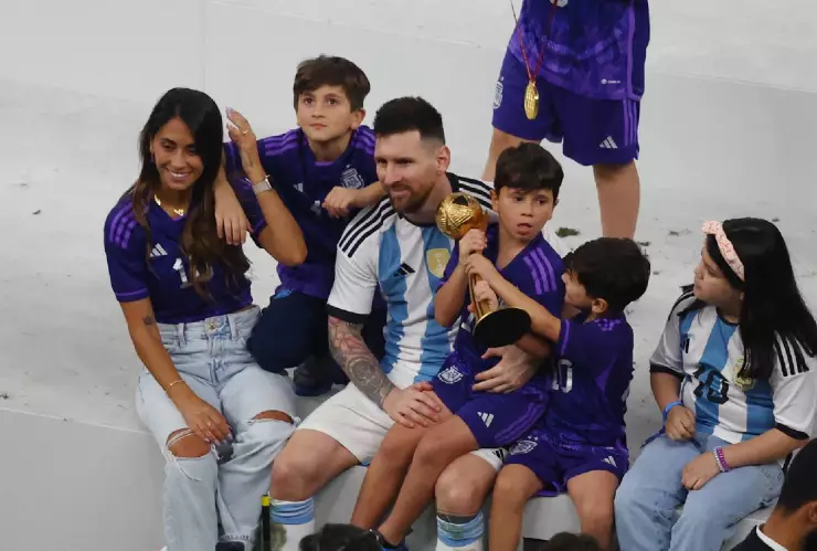 Familia de Lionel Messi