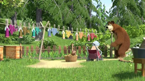 Masha y El Oso Capítulo “Día de Lavado”.jpg