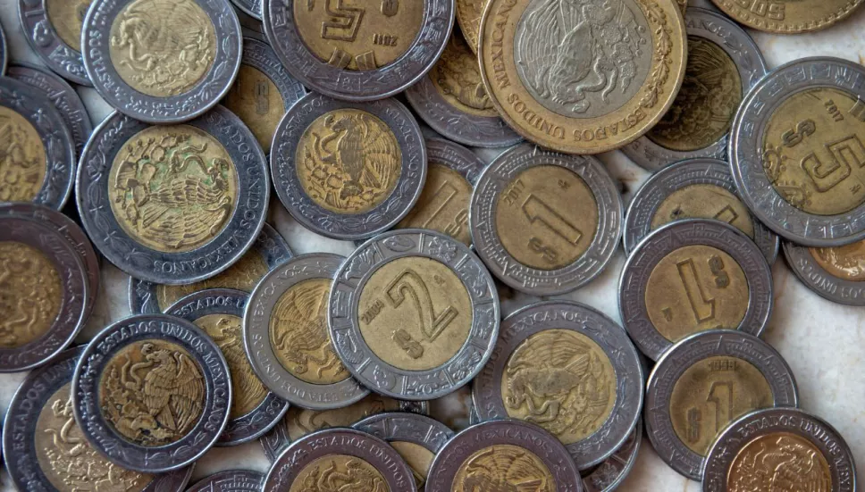 Moneda falsa de 10 pesos