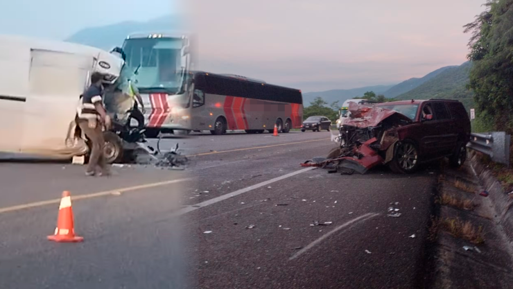 Fuerte accidente en carretera Tuxtla Gutiérrez - San Cristóbal deja varios lesionados