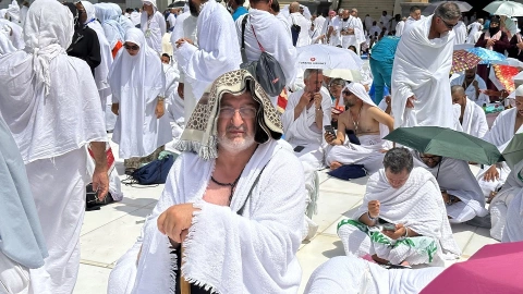 En el primer año sin restricciones por Covid-19, dos milloones de musulmanes de todo el mundio inician la peregrinación a la Meca, en Arabia Saudita