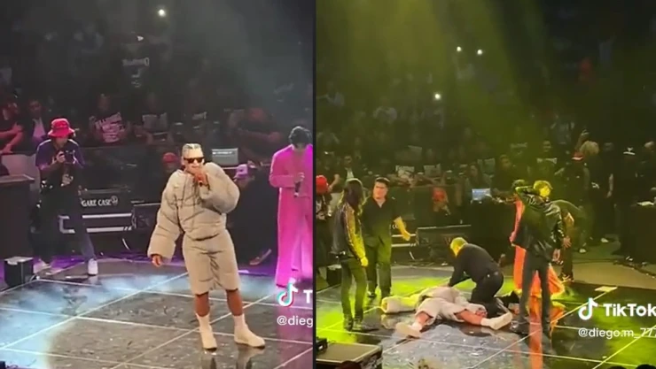 Adán Cruz se desmaya