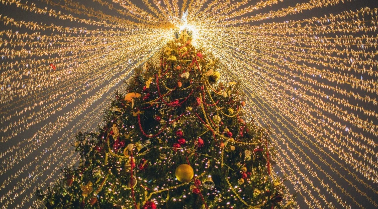 Navidad personas adornos