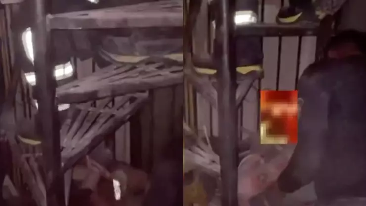 Ladrón queda atrapado entre dos paredes al intentar huir