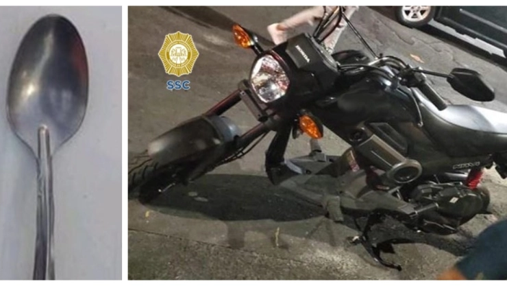 Adolescente de 17 años fue detenido por dieciseisava vez, esta vez por robar una moto con una cuchara