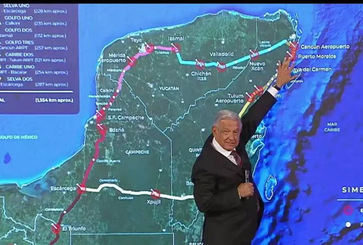 Tren Maya segundos pisos AMLO mañanera 14 septiembre 2022