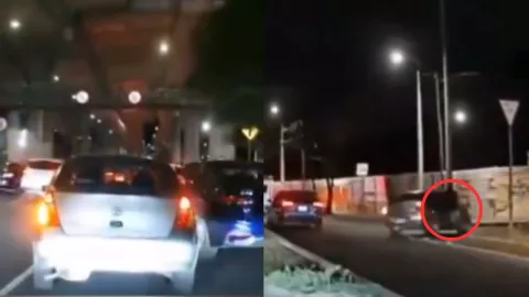 VIDEO | Hombre queda colgado de la puerta de un carro y es arrastrado tras un violento altercado vial en pleno Periférico