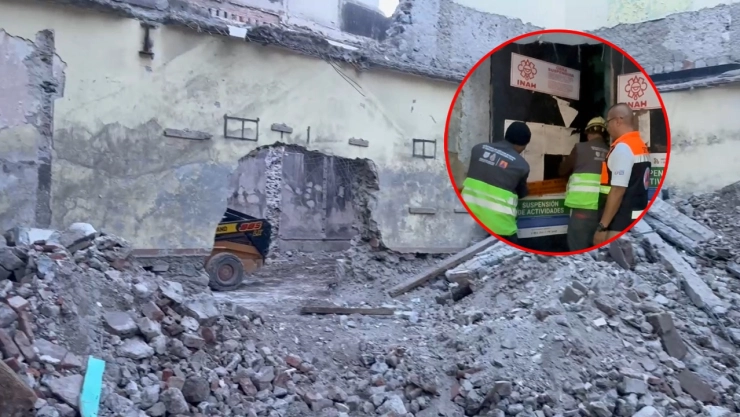 Muere joven tras caída de un techo en escuela en demolición en CDMX.