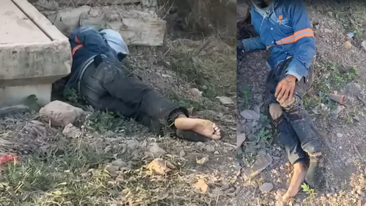 Reportan a hombre muerto y solo tomaba una siesta
