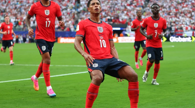 Jude Bellingham festeja su gol en el partido Inglaterra vs Panamá del Mundial 2026.