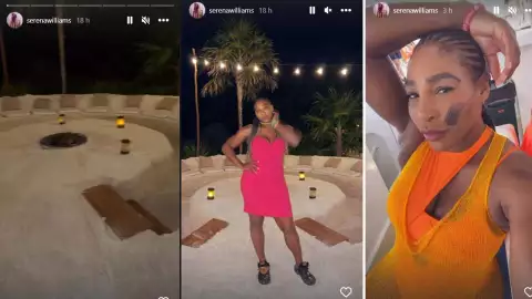 serena williams en el caribe mexicano