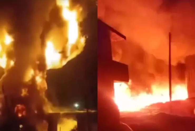 ¡Último minuto! Pipa de gasolina cae desde un puente y EXPLOTA; esta carretera está completamente cerrada (VIDEO FUERTE).jpg