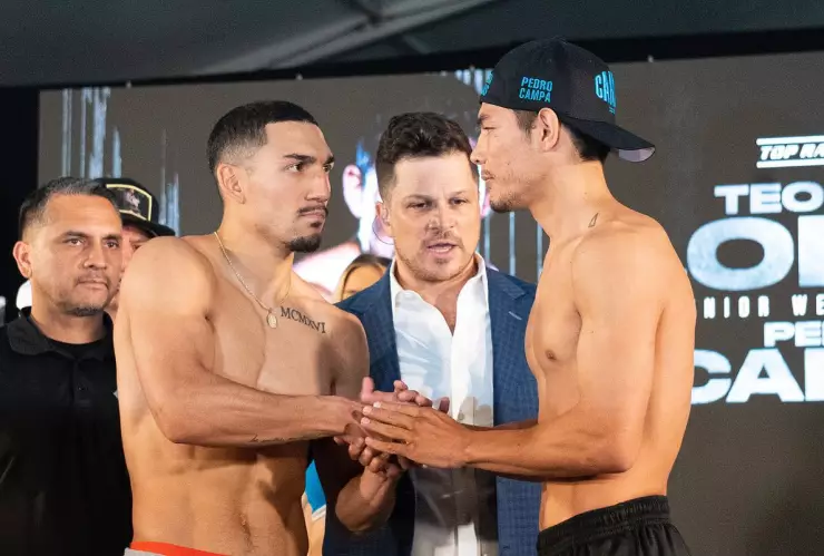 Teófimo López vs Pedro Roca Campa pesaje