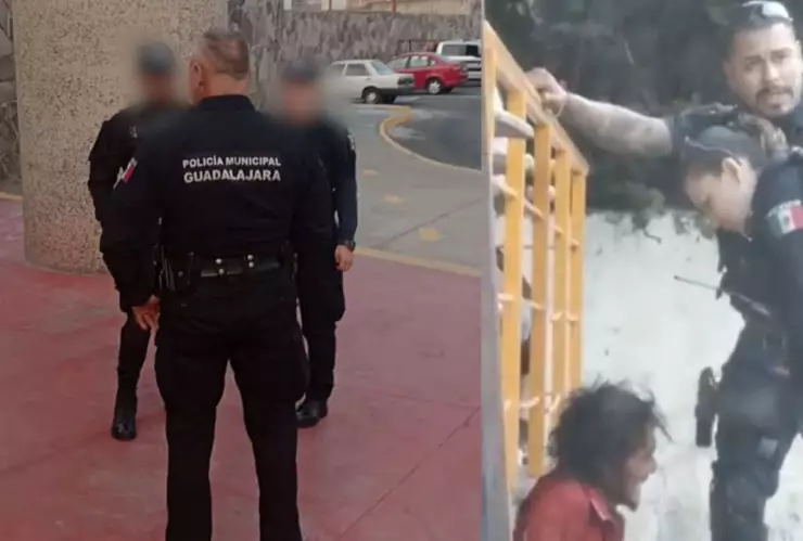 Policías de Guadalajara detenidos abuso
