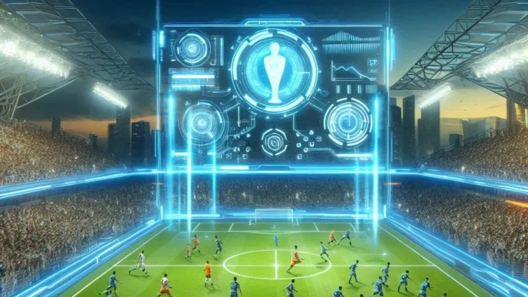 Así podría verse un estadio de futbol en 100 años, según la IA