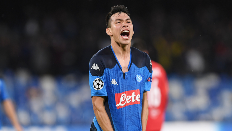 ¡Chucky Lozano anota en Champions League en empate del Napoli!
