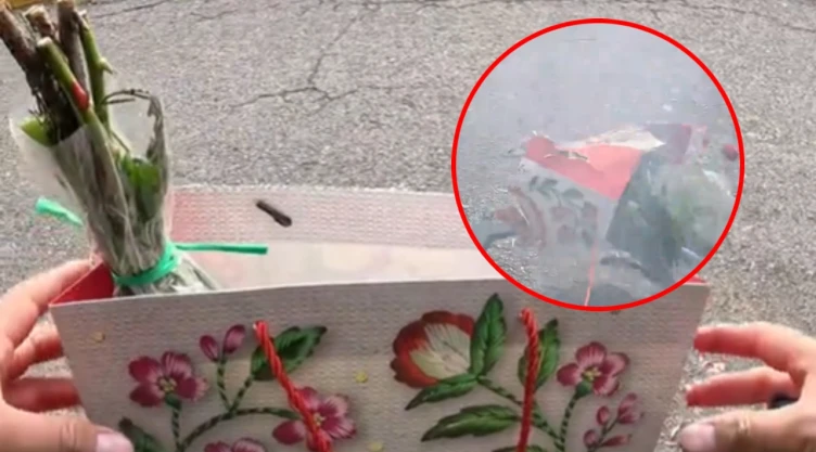 Paquete de flores explota a repartidor en Tultitlán, Edomex.