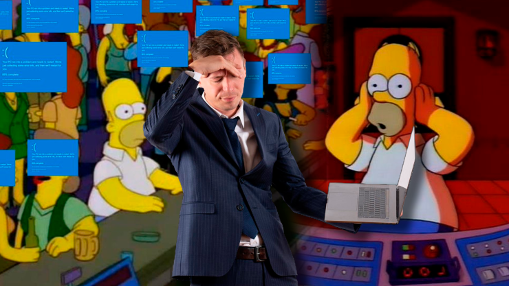 Caída de de Windows memes