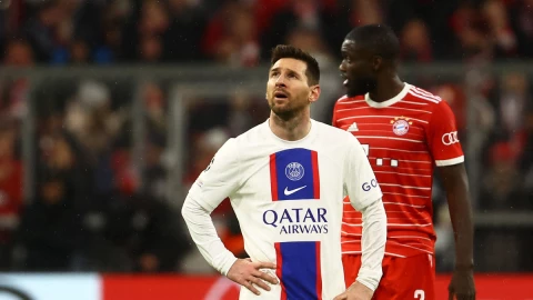 Messi ante el Bayern Munich