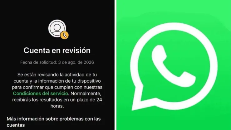 Miles de usuarios reportaron la aparición del mensaje Cuenta en revisión en WhatsApp