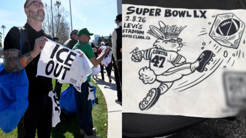 Protesta Super Bowl 2026 ICE