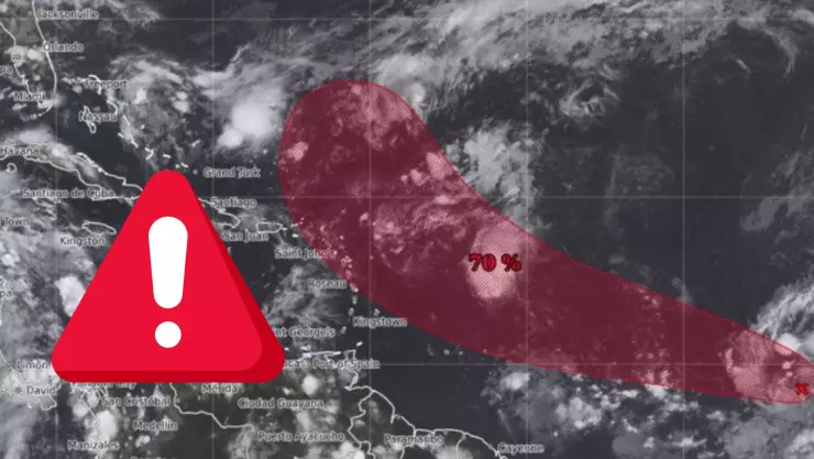 Vigilan nueva baja presión en el Atlántico, ¿a qué distancia está de Cancún y qué probabilidad hay de ciclón?