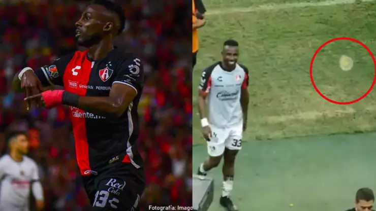 Afición de Chivas lanza líquidos a Julián Quiñones tras Clásico Tapatío