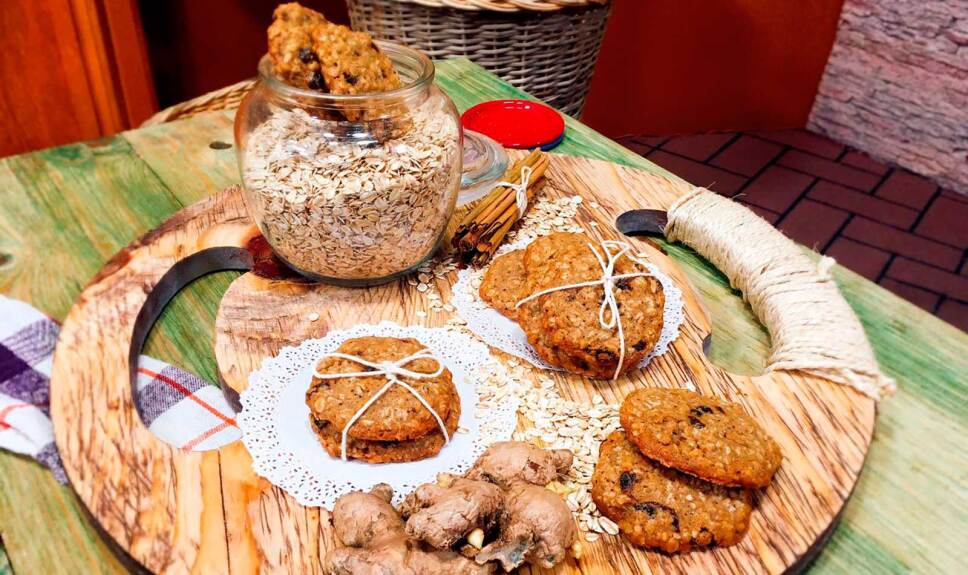 Receta Galletas de avena
