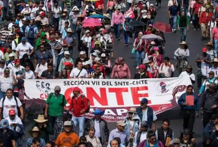 Marcha y paro nacional de maestros 15 de abril de 2024