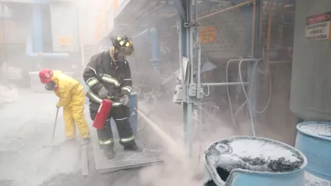 Explosión en empresa ubicada en la colonia Industrial Vallejo