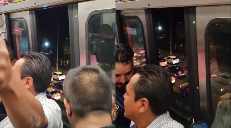 VIDEO ¡Terror en el Metro CDMX! Puertas del tren se abren en pleno tramo elevado