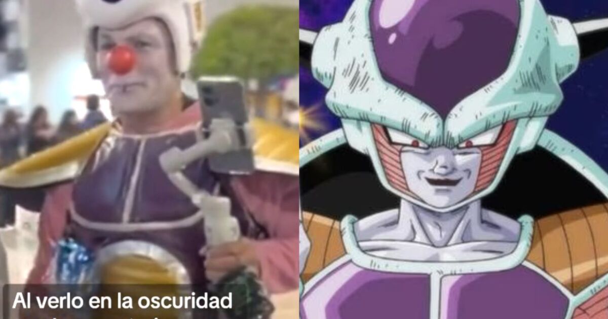 Hombre se viste de Freezer de Dragon Ball; lo confunden con el DIABLO y casi lo linchan
